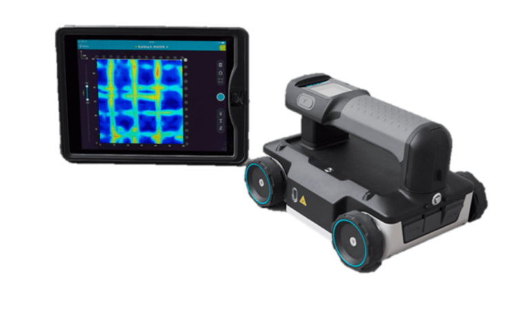 Photo d'un radar de structure proceq, un outil incontournable