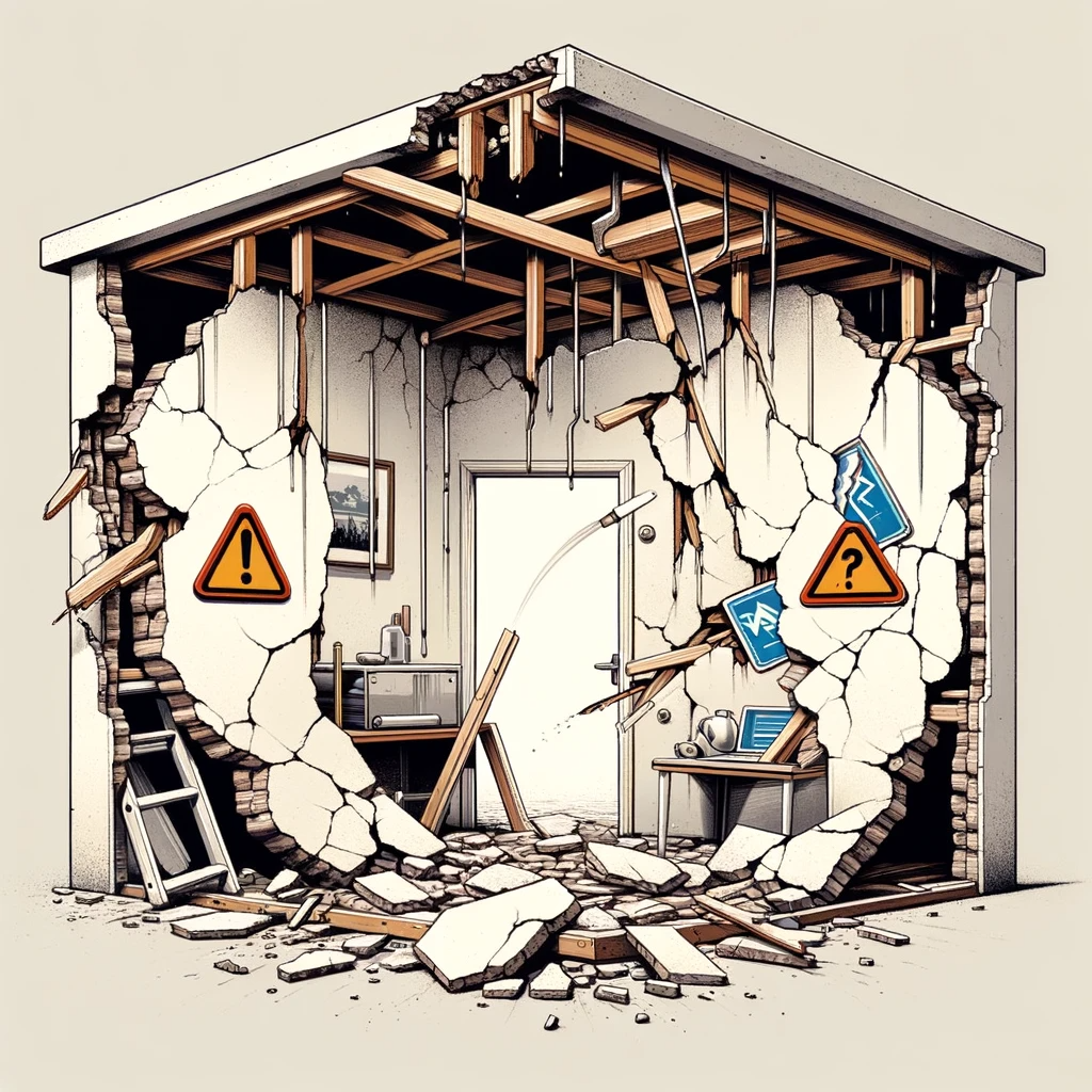 Illustration risque pour l'article radar de structure
