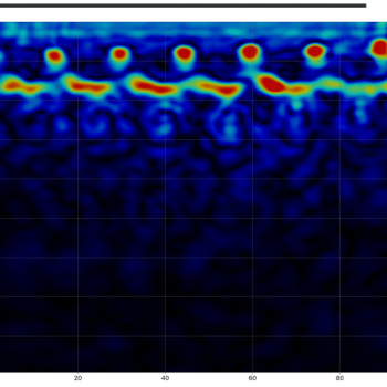 Présence des armatures en acier dans du béton image du Ferroscan
