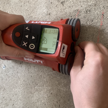 Photo d'un ferroscan en utilisation