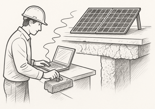 Recalcul de capacité portante d’une toiture en vue d’un ajout de panneaux photovoltaïques