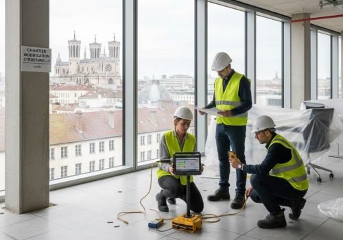 Reconnaissance structurelle de planchers pour ajout de charges lourdes Bâtiment tertiaire à Lyon
