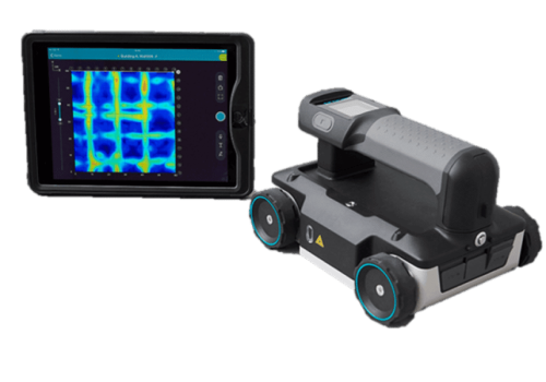 Photo d'un radar de structure proceq, un outil incontournable